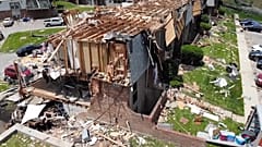 Tornado wreaks havoc upon apartment complex in Dayton, Ohio