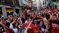 Champions League final fans have been arriving in Madrid for days.