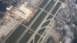 Аэропорт Шереметьево / им. А.С.Пушкина с высоты птичьего полёта
