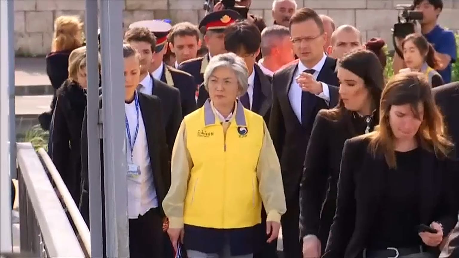 Schiffsunglück: Südkoreanische Außenministerin in Budapest
