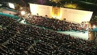Yenikapı'da yüz binler Enderun Teravihi'nde saf tuttu