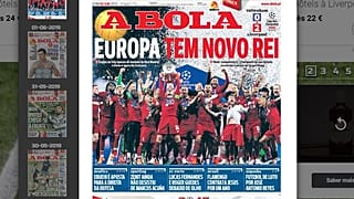 'Europe has a new king' says Portugal's Abola newspaper