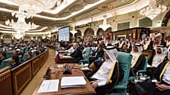 خلال القمة الإسلامية في مكة- أرشيف رويترز