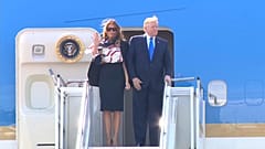 Melania und Donald Trump in London eingetroffen: 3 Tage in Europa