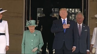 Accueil royal pour Donald Trump