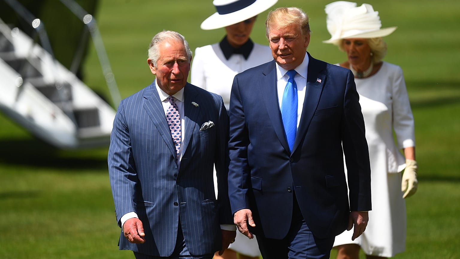 Primer día de Donald Trump en el Reino Unido