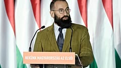 Szájer József beszédet mond a Fidesz EP-kampánynyitóján