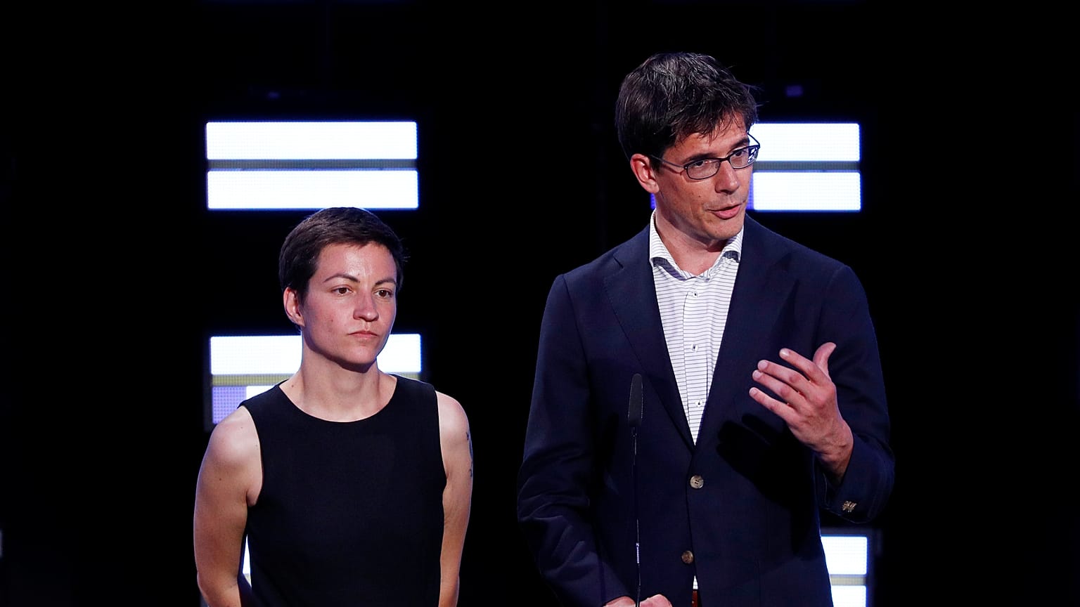 Ska Keller e Bas Heickout são candidatos principais dos Verdes