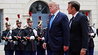 Macron appelliert: Amerika ist groß, wenn es für die Freiheit kämpft