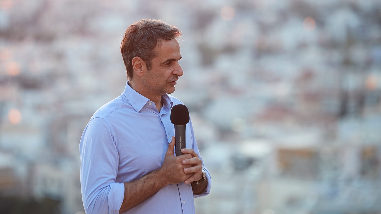 Ο πρόεδρος της Νέας Δημοκρατίας, Κυριάκος Μητσοτάκης