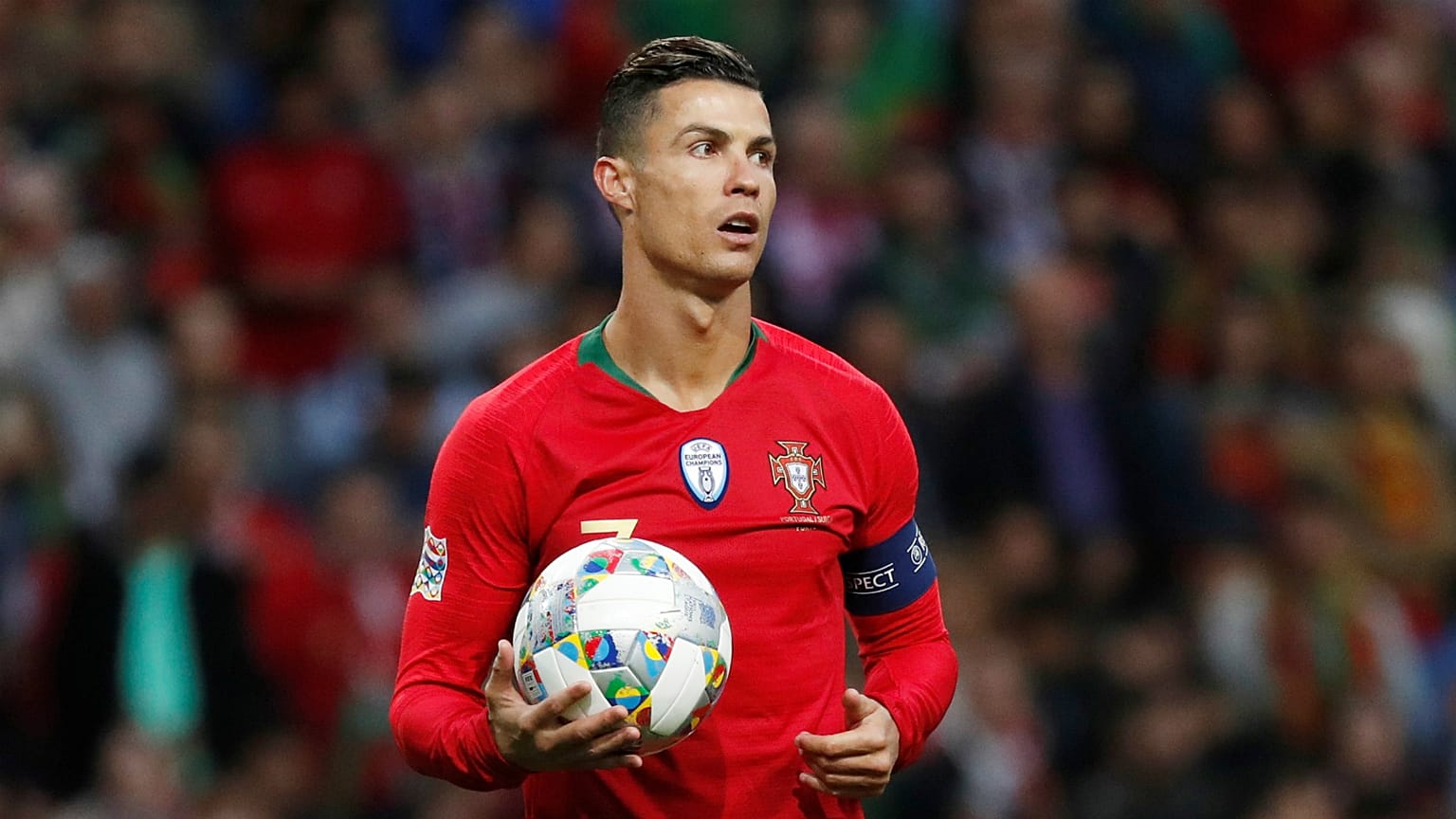 Mais uma bola para Ronaldo