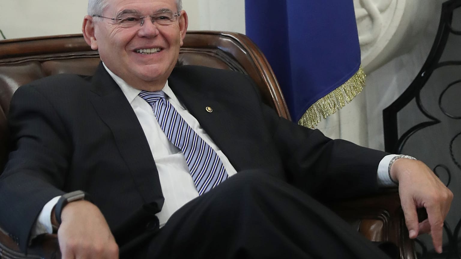 Ο Αμερικανός Δημοκρατικός Γερουσιαστής του New Jersey κ. Ρόμπερτ Μενέντεζ
