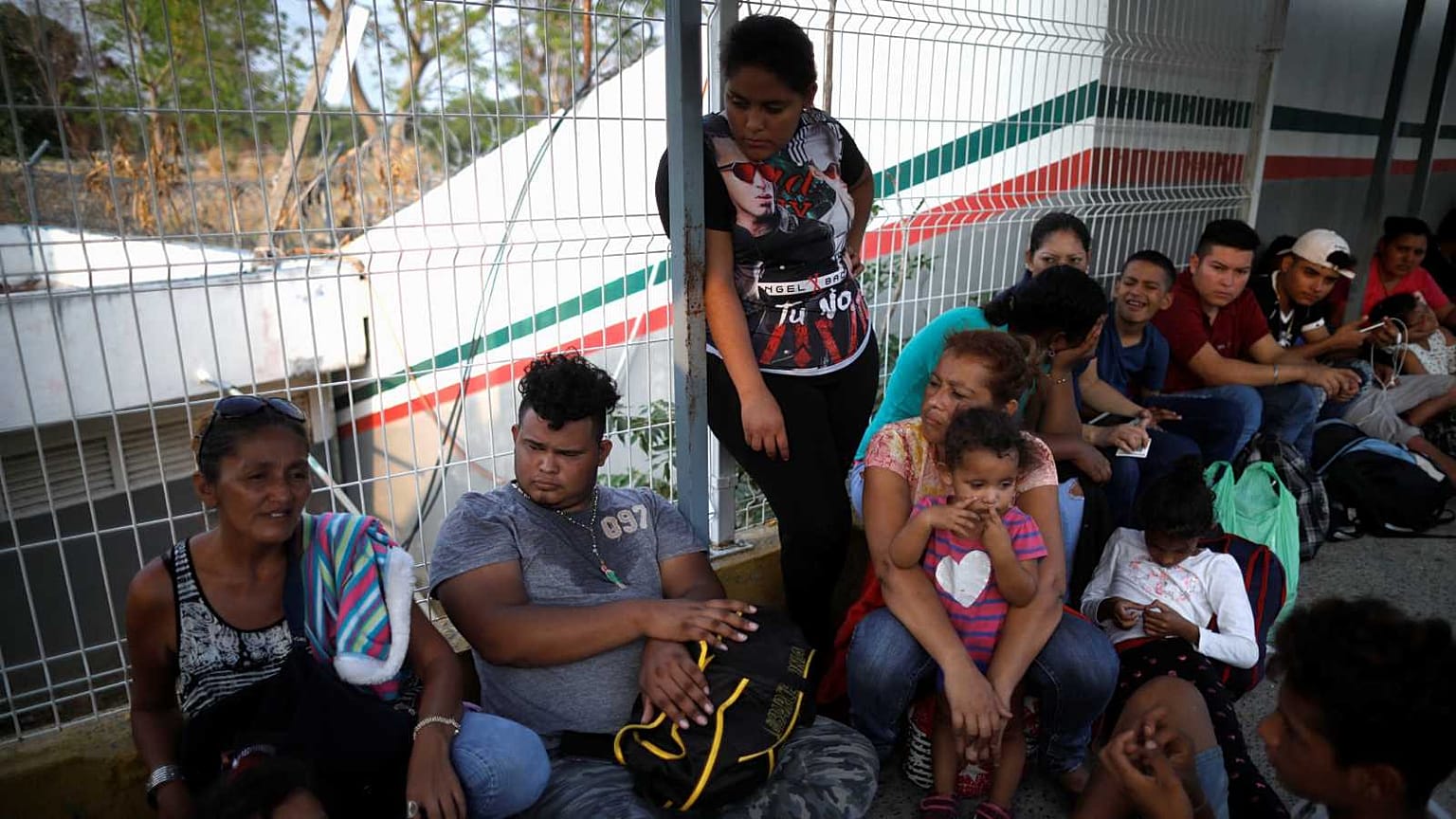 Archives. Frontière entre le Mexique et le Guatemala en avril 2019