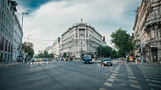 Urban city-scape in Hungary, Europe