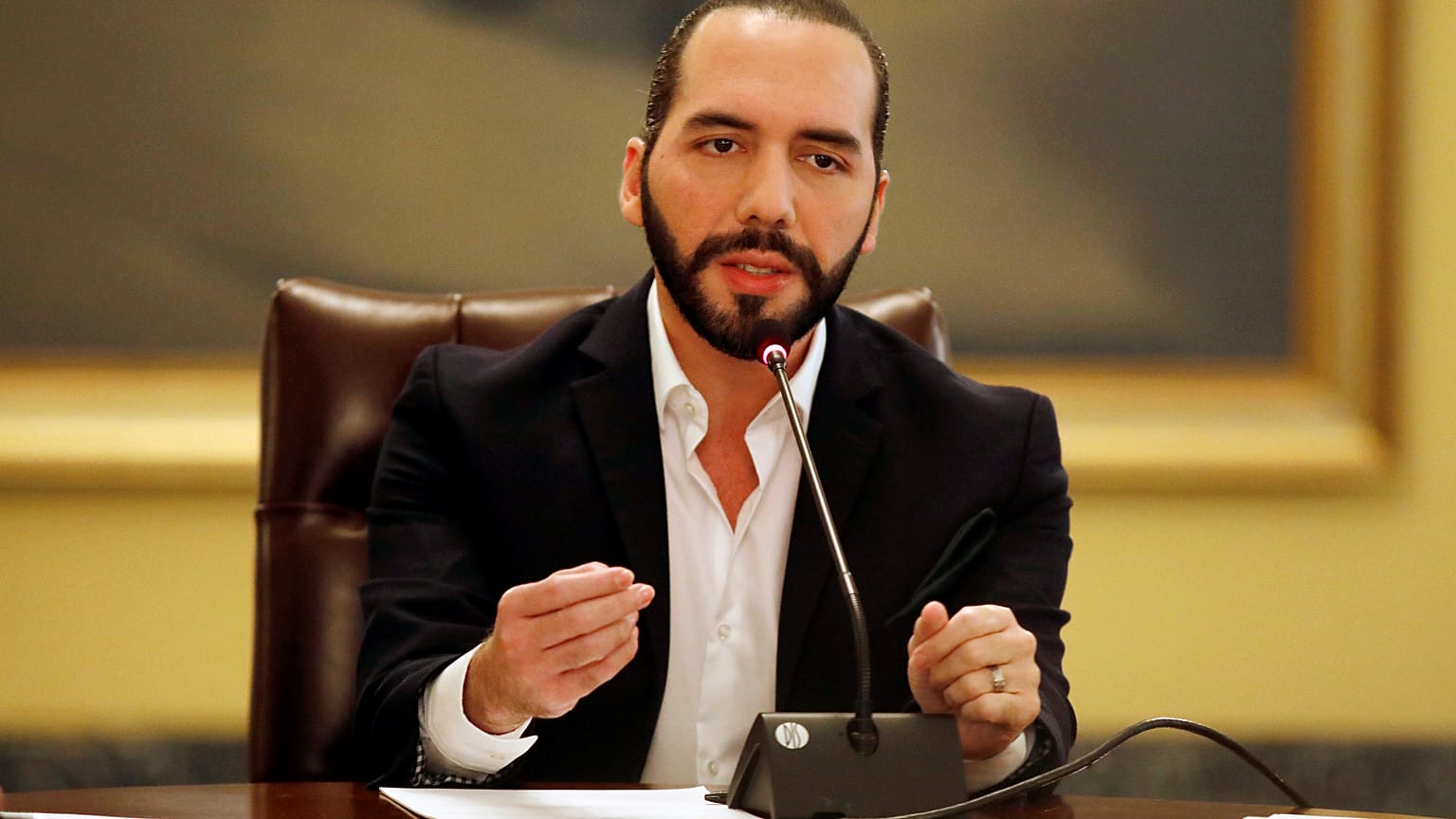 El Salvador Devlet Başkanı Nayib Bukele 