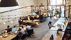 Hipster office space