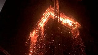 Fire breaks out at high-rise building in Warsaw