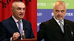 Arnavutluk Cumhurbaşkanı Ilir Meta, Başbakan Edi Rama 