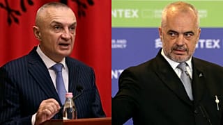 Arnavutluk Cumhurbaşkanı Ilir Meta, Başbakan Edi Rama 