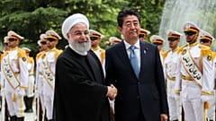 آبه در دیدار با روحانی: از ایران می‌خواهم به برجام پایبند بماند