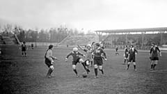 Match de football féminin en France en 1923