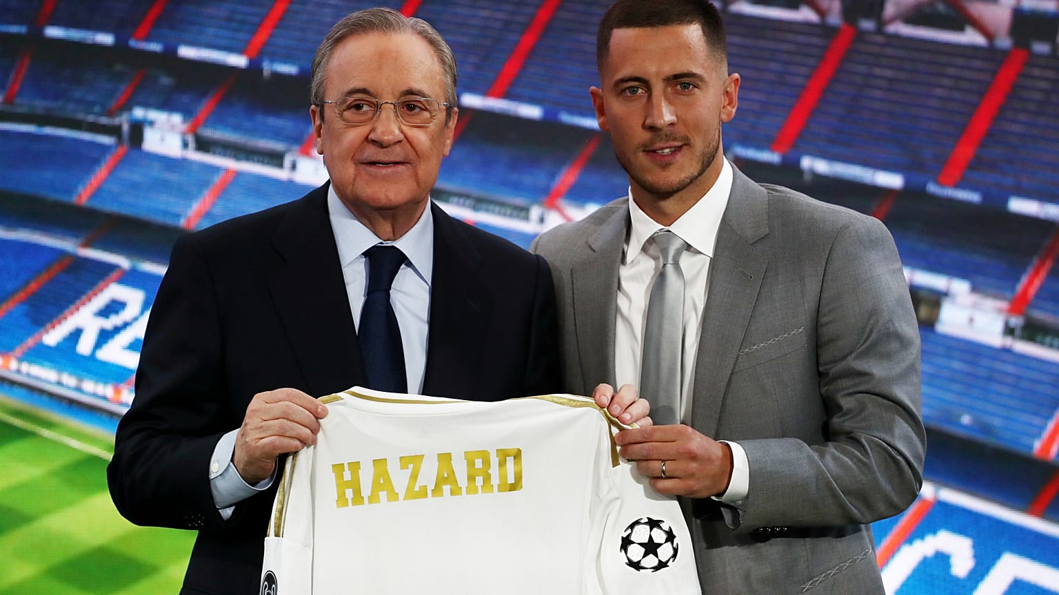 Belgian star Eden Hazard unveiled as Real Madrid player