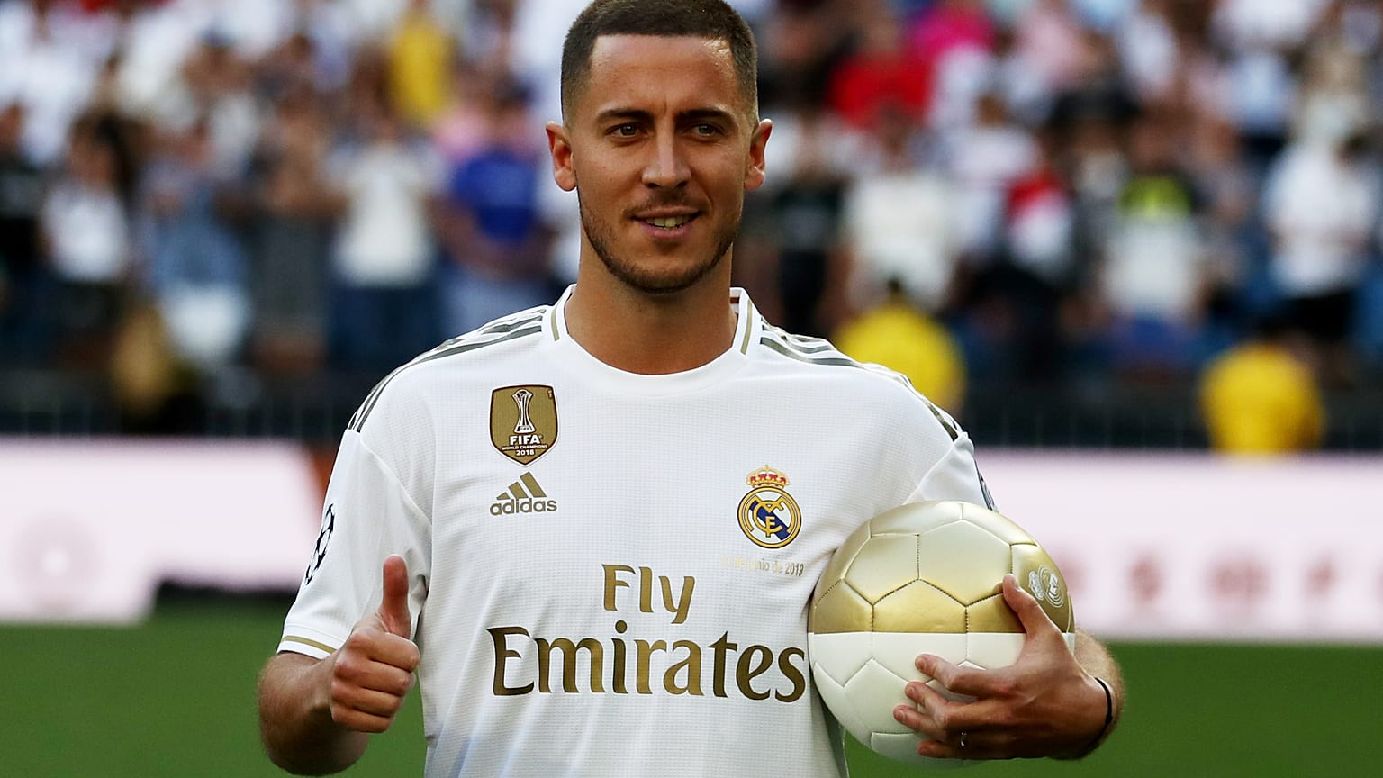 Eden Hazard: Ganz in Weiß