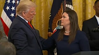 Trump Sprecherin Sarah Sanders (36) verlässt das Weiße Haus
