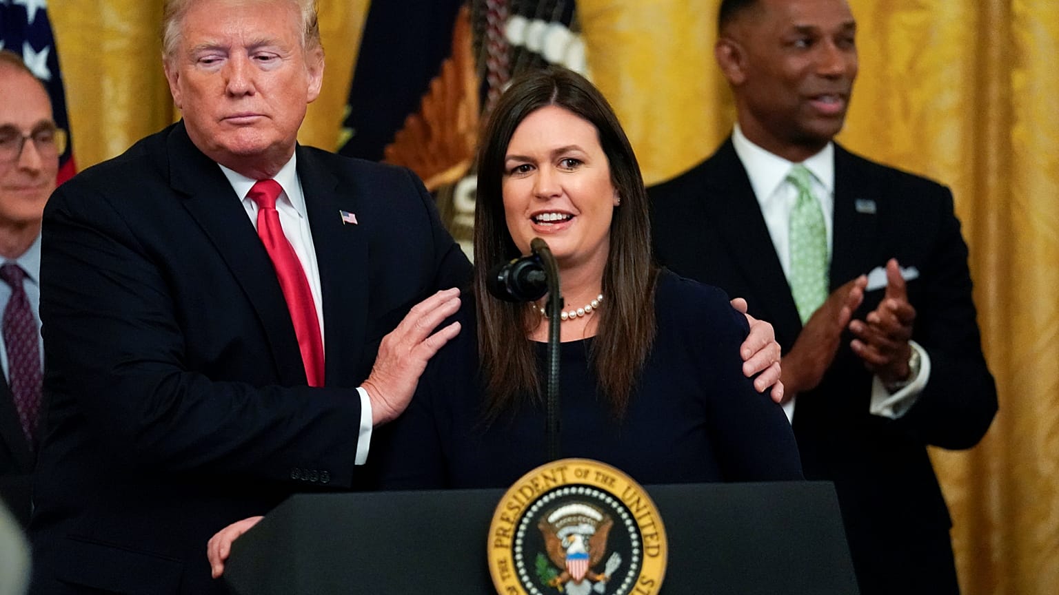 Trump announces WH press secretary Sarah Sanders will leave her job