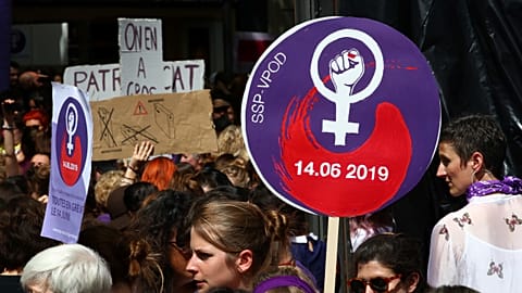 Women's strike in Lausanne