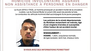 Fahrerflucht nach Unfall mit Kindern: Frankreich sucht diesen Mann