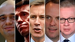 'Where is Boris?' Five of six Tory candidates face off in debate