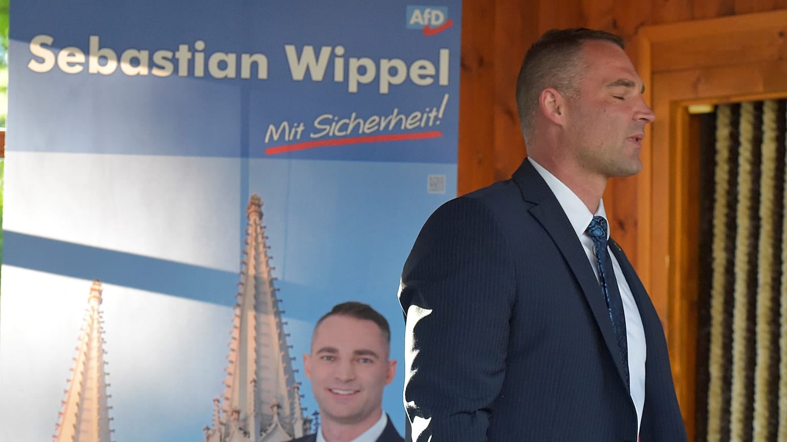 Ο Σεμπάστιαν Βίτελ, υποψήφιος του AfD που δεν εξελέγη δήμαρχος.