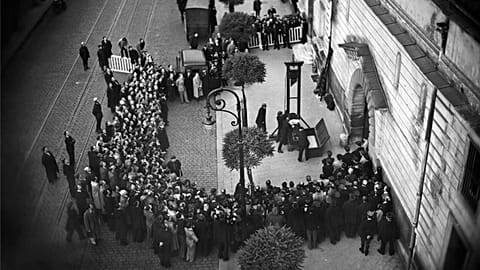 Se cumplen 80 años de la última ejecución pública por guillotina en Francia 