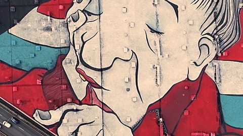The biggest fresco of street art in Europe