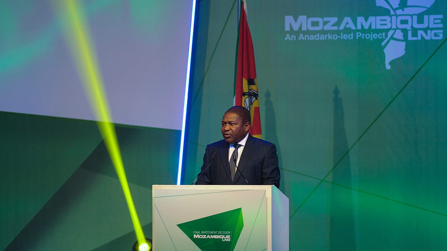 O Presidente de Moçambique, Filipe Nyusi