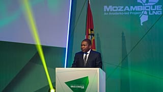 O Presidente de Moçambique, Filipe Nyusi