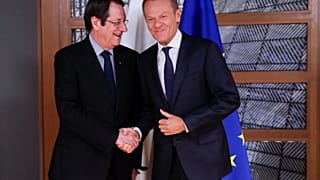 Ενημέρωση Αναστασιάδη σε Τουσκ για τις εξελίξεις στην ΑΟΖ