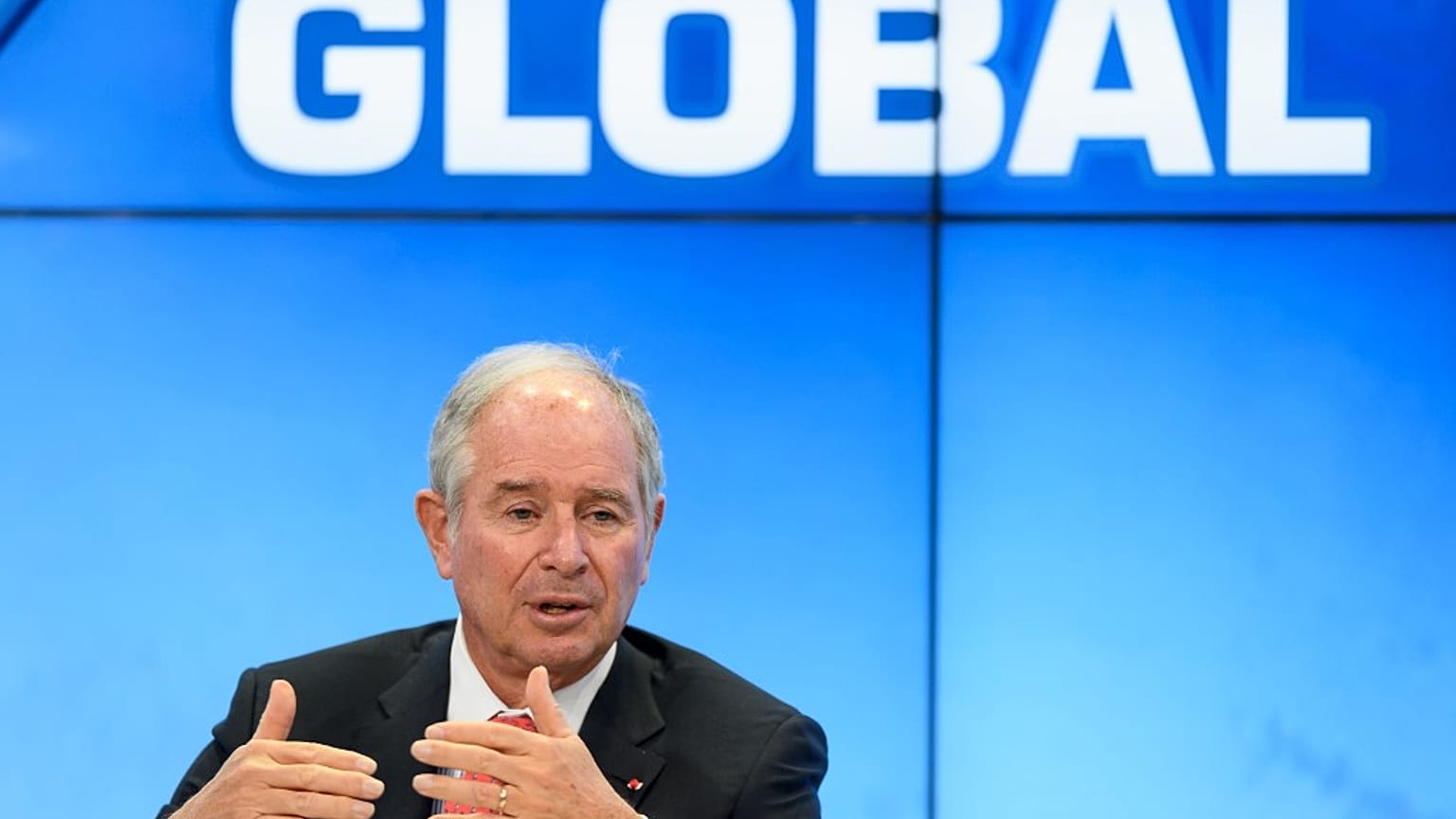 Stephen Schwarzman a 2018 januárjában tartott davos-i fórumon