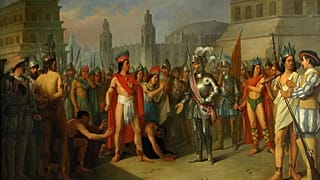 Obra: Prisión de Guatimocín, último emperador de Méjico de Carlos María Esquivel 