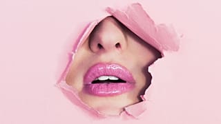 Pink lipstick