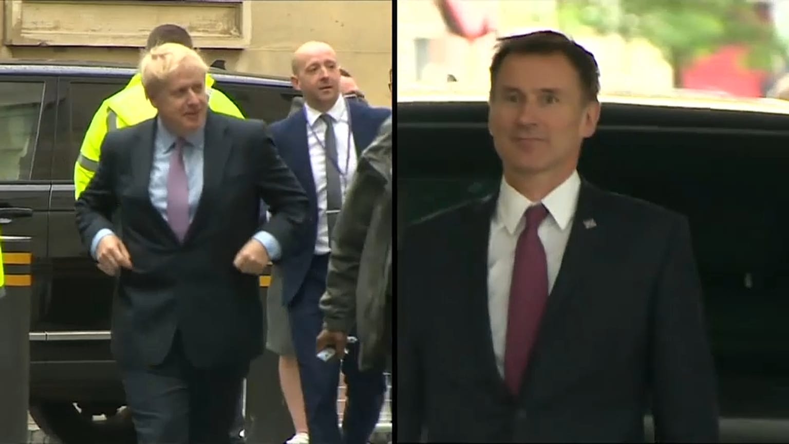Boris Johnson et Jeremy Hunt, deux candidats à la succession de Theresa May