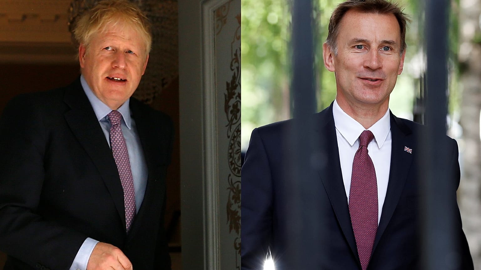 Boris Johnson e Jeremy Hunt