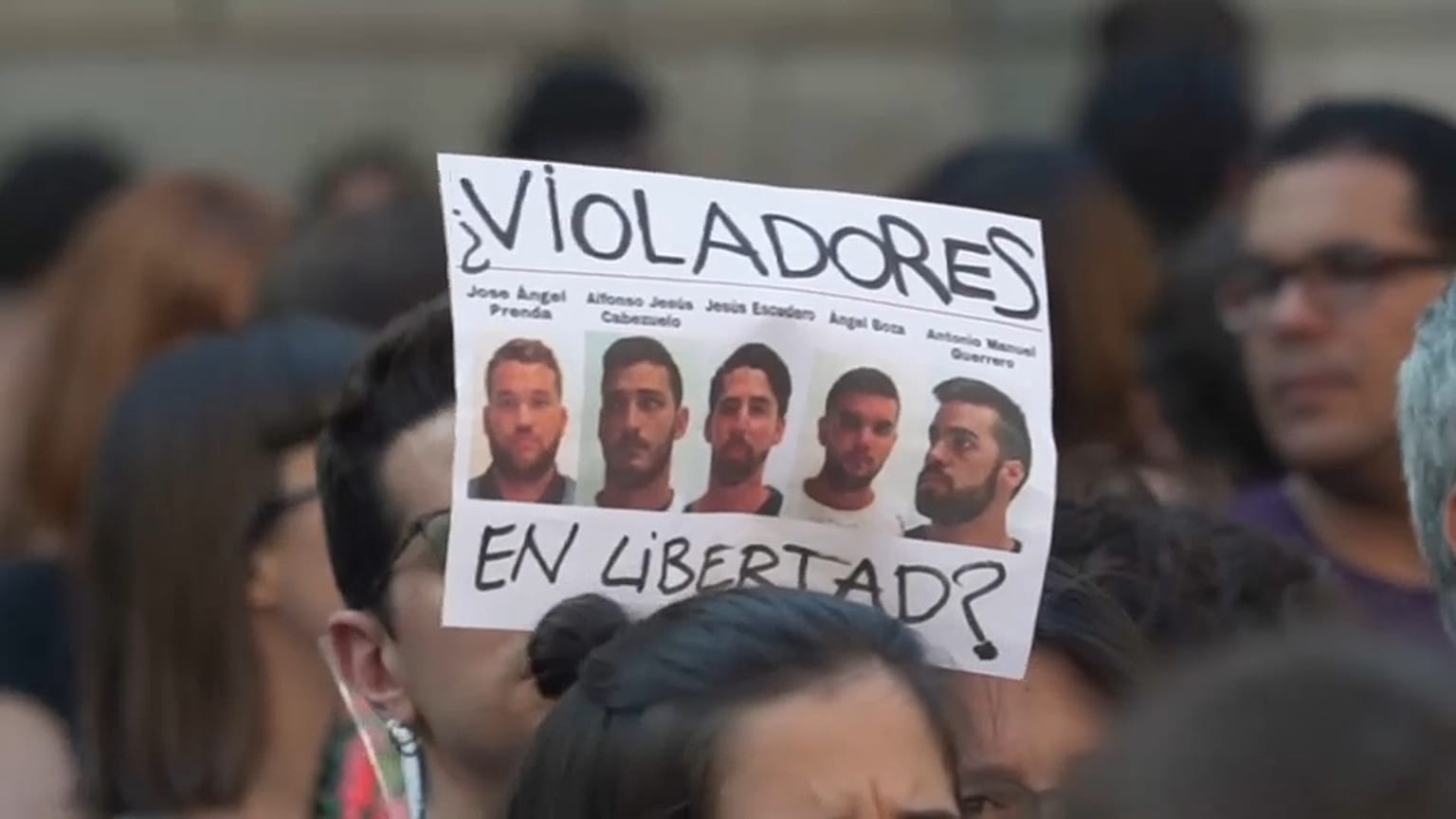 La Manada vuelve a prisión tras la condena a 15 años por violación