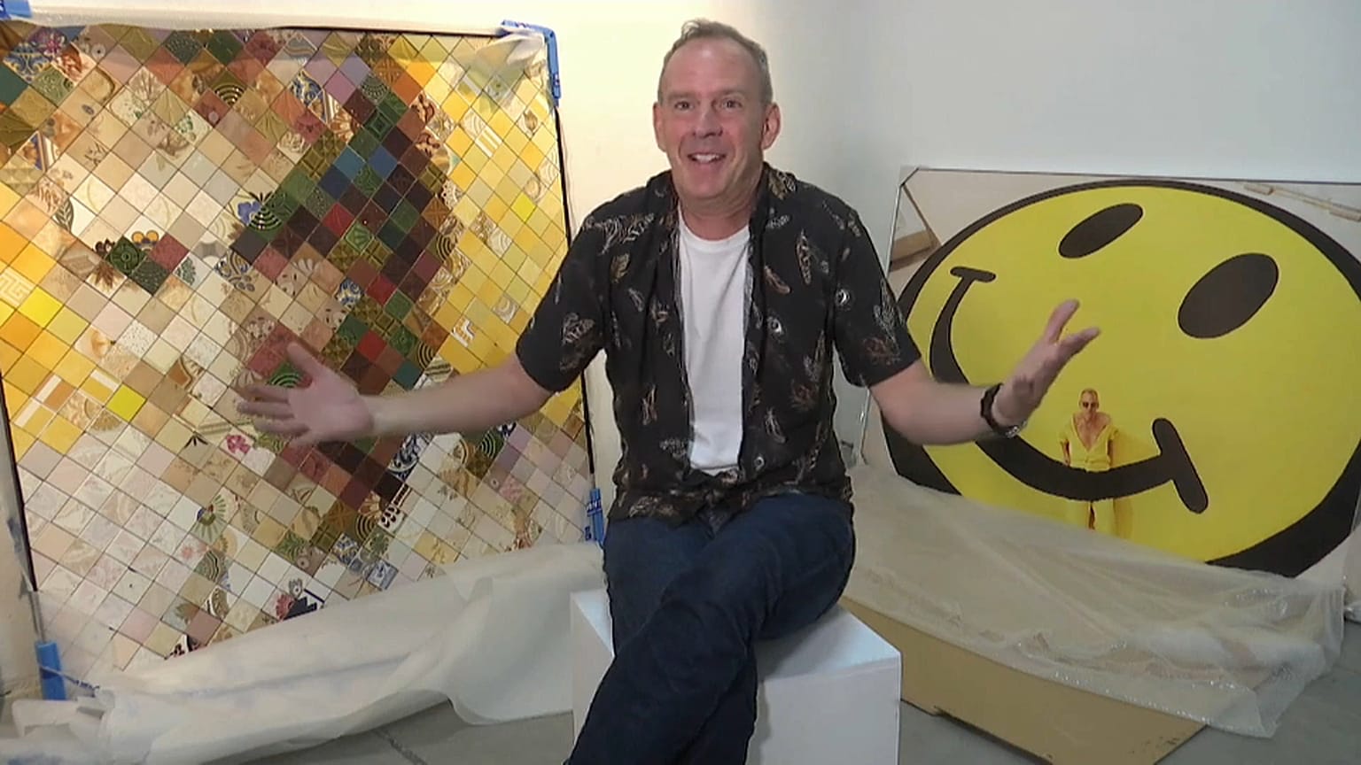 Norman Cook, de nome verdadeiro, o músico é agora também curador de arte