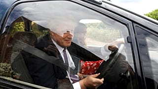 Boris Johnson és Carrie Symonds az európai választások napján, május 27-én