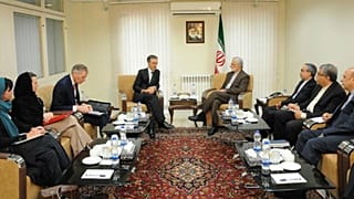 کمال خرازی در دیدار با اندرو موریسون