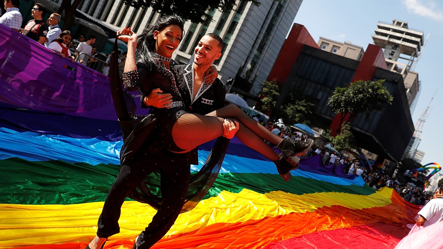 Pulso a Bolsonaro en la marcha del Orgullo de Sao Paulo