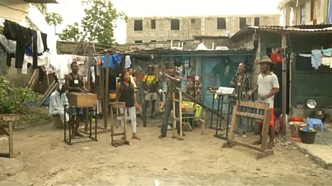 Recycled wastes create unique music in RDC