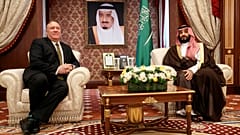 وزير الخارجية الأمريكي مايك بومبيو وولي العهد السعودي محمد بن سلمان 